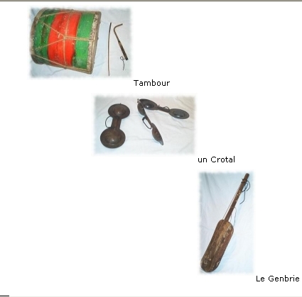    les  instrument  des gnaoua